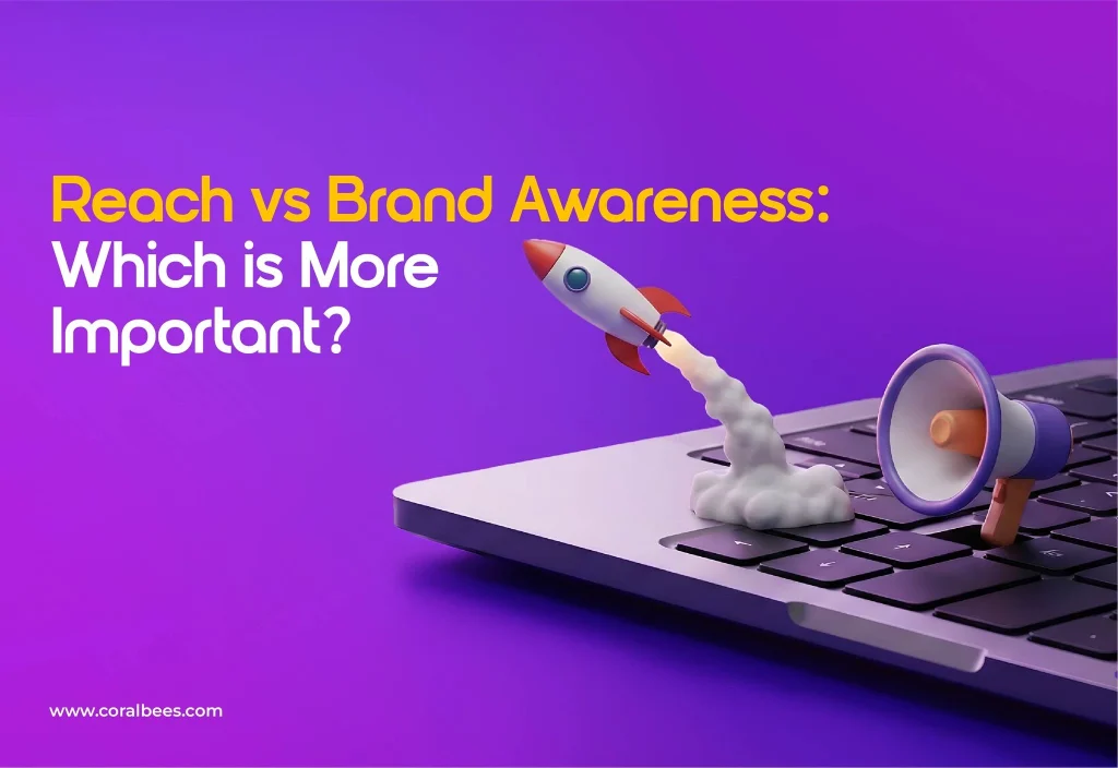 reach vs brand awareness comparison infographic